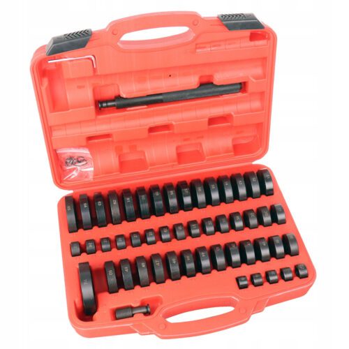 Csapágyhüvely kihúzó préskészlet adapterekkel műanyag kofferben 18-74mm (52 darabos) TC Technic LT-K73 - Image 2