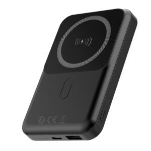 Forever MATB-100 vezeték nélküli mágneses powerbank PD QC 22.5W 10000mAh - fekete