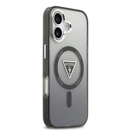 GUESS tok IPHONE 17 kompatibilis MagSafe GUHMP17SHGTMLCGK (IML Gradient W/ háromszög logó) fekete - Image 2