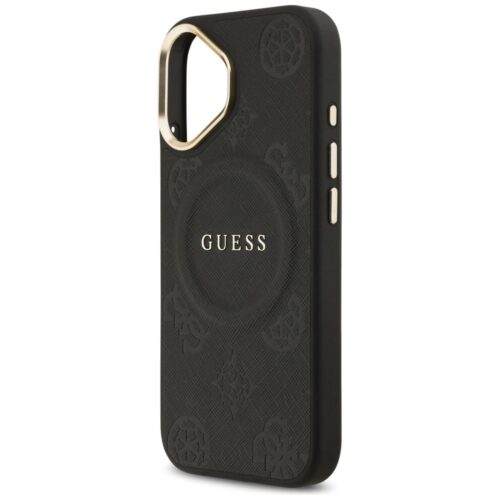 GUESS tok IPHONE 17 kompatibilis MagSafe GUHMP17SPSAMSECK (PU W/ Peony Hot Stamp) fekete - Image 2