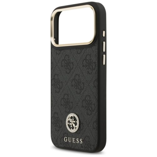GUESS tok az IPHONE 17 Pro Max-hoz kompatibilis MagSafe GUHMP17XP4GRMDEK (PU W/ 4G Strass Logo) fekete - Image 2