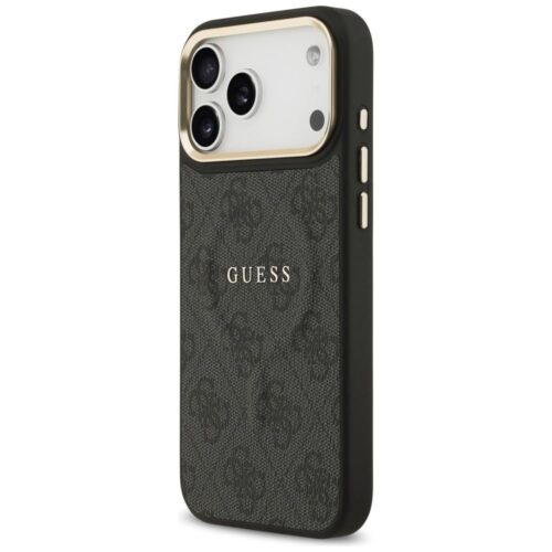GUESS tok az IPHONE 17 Pro Max-hoz kompatibilis MagSafe GUHMP17XP4MSEGCK (PU 4G W/ Classic) fekete