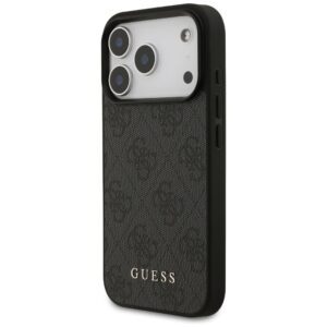 GUESS tok az IPHONE 17 Pro készülékhez GUHCP17LG4GFGR (PU 4G Classic) fekete