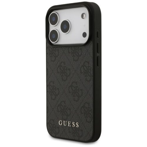 GUESS tok az IPHONE 17 Pro készülékhez GUHCP17LG4GFGR (PU 4G Classic) fekete