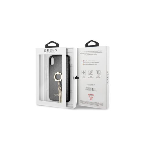 Guess GUHCI61RSSABK Saffiano tok iPhone XR - fekete - Image 2