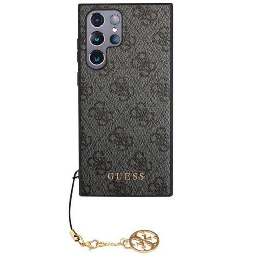 Guess GUHCS24LGF4GGR S24 Ultra S928 fekete keménytok 4G Charms kollekció - Image 2