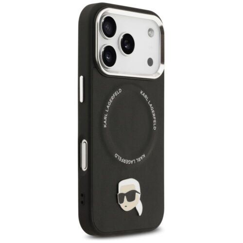 KARL LAGERFELD tok IPHONE 17 Pro kompatibilis MagSafe KLHMP17LPSMLRKLK (PU Karl Pin) fekete - Image 2