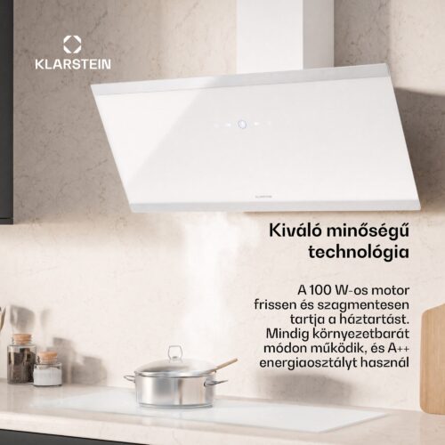 Klarstein Flashline ferde páraelszívó | Elszívó és keringtető üzemmód | Modern design | 578 m³/h | 90 cm - Image 2
