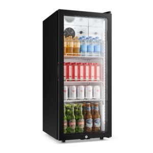 Klarstein GrandCooler gasztro italhűtő | 106 x 46 cm | LED belső világítás | Fekete