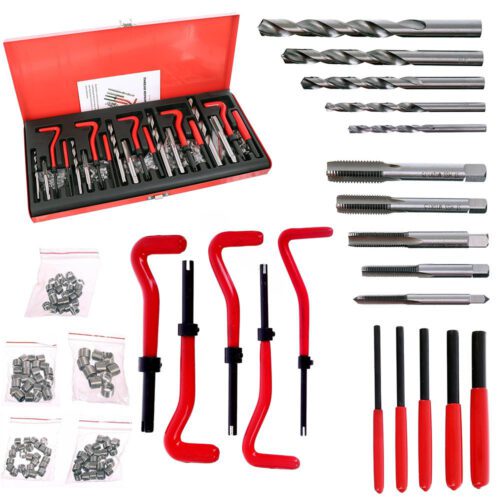 Menetjavító készlet menetfúrókkal fém kofferben M5-M12 (131 db-os) TC Technic SK2020