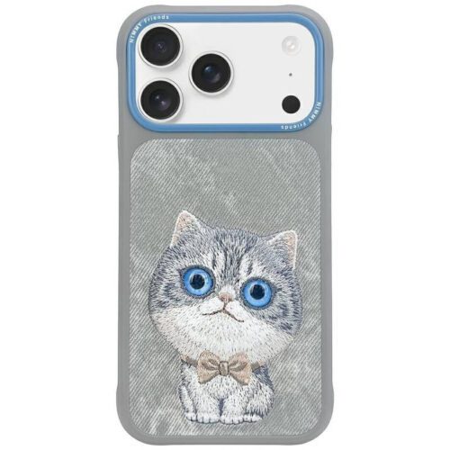 Nimmy Big Eyed Pet 2.0 Cat tok iPhone 17 Pro Max - szürke