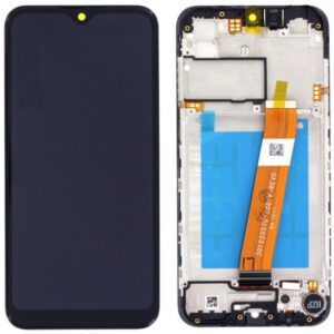 Samsung Galaxy A01 LCD + érintőpanel kerettel