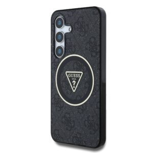 Samsung S25 Plus GUESS GUHMS25MHG4PRTGK MagSafe Hátlap - Fekete