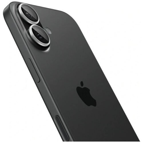 Spigen Optik Pro Glas.TR "EZ FIT" kameravédő 2db iPhone 17 / 16 / 16 Plus ezüst - Image 2