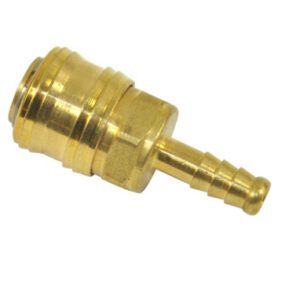Sárgaréz pneumatikus gyorscsatlakozó aljzat tömlővéggel (8 mm