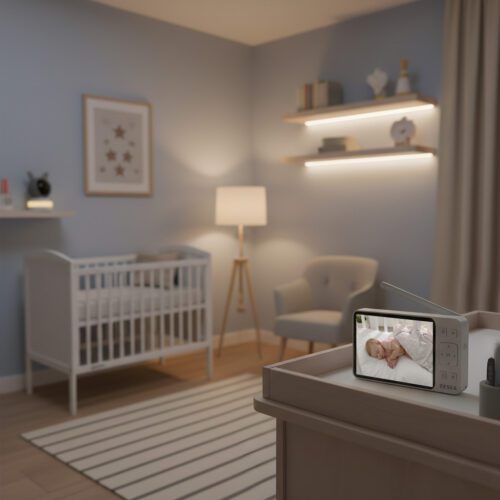 TESLA Bambino BM30 WiFi - babaőr monitorral és kamerával - Image 2