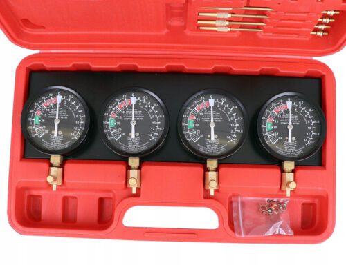 Vákuummérők készlete karburátor szinkronizálásához műanyag kofferben TC Technic JC9210 - Image 2
