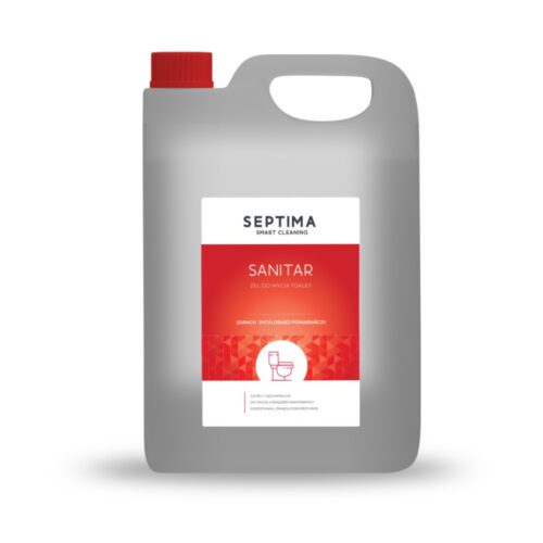 WC tisztító gél - szicíliai narancs illattal 5 L Septima Sanitar