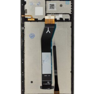 Xiaomi Redmi A3 fekete LCD + érintőpanel kerettel