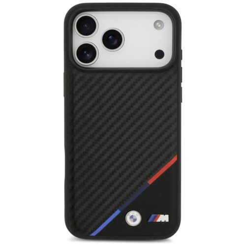 tok BMW M Carbon Tricolor Line MagSafe iPhone 17 Pro Max készülékhez fekete - Image 2