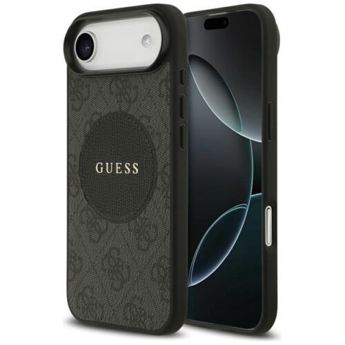 tok Guess 4G Circle Classic Logo MagSafe tok iPhone Air készülékhez fekete