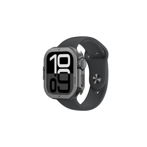AmazingThing Titan Pro fém tok Apple Watch 11 46mm alumíniumhoz - Fekete