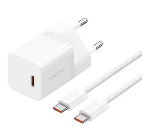 BASEUS GaN5 MINI 1C hálózati töltő Type-C aljzat (30W