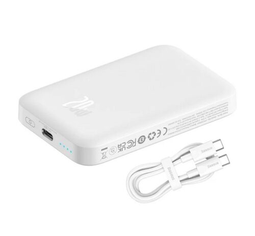 BASEUS MAGNETIC MINI vésztöltő Type-C aljzat (6000mAh