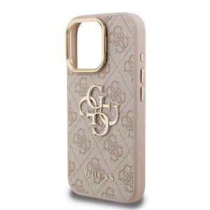 GUESS 4G METAL LOGO STAND műanyag telefonvédő (ütésállóság