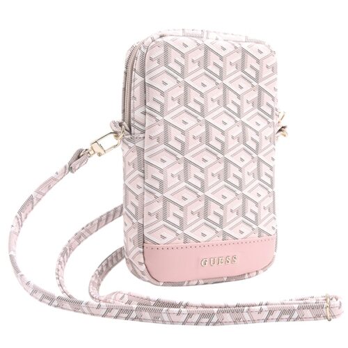 Guess GUWBZPGCSPGP Zip GCube Bottom Stripe táska - rózsaszín - Image 2