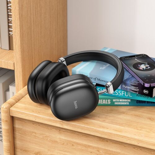 HOCO vezeték nélküli fejhallgató bluetooth ANC W35 Max fekete - Image 2