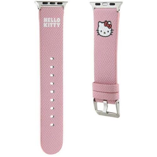 Hello Kitty óraszíj HKAWMPGKHP Apple Watch 38/40/41mm rózsaszín szíj Kitty Head Kitty Head - Image 2