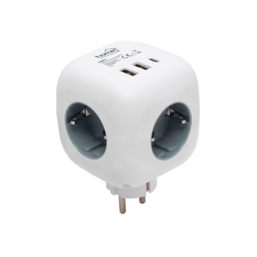 Home CUBE1 kocka elosztó USB töltővel