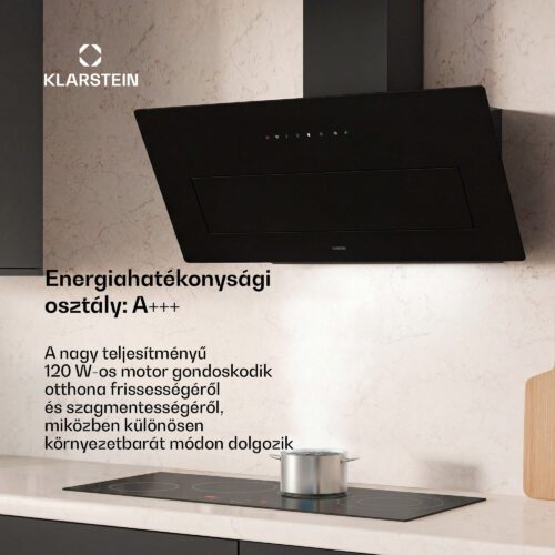 Klarstein SleekAir ferde páraelszívó | Elszívási és recirkulációs üzemmódok | Elegáns kialakítás | 720 m³/h | 90 cm - Image 2