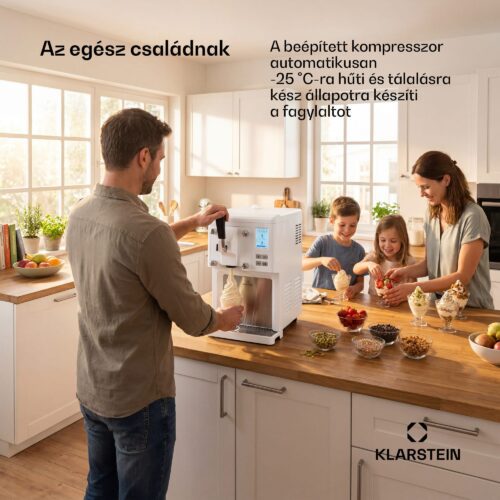 5l rozsdamentes acél fehér