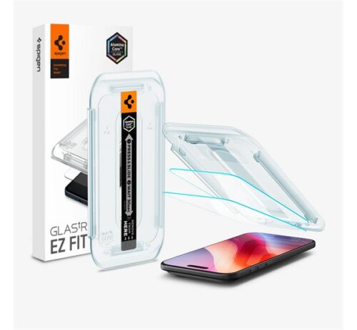 SPIGEN EZ FIT képernyővédő üveg 2db (2.5D