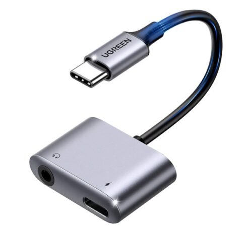 UGREEN audió adapter és töltő (elosztó