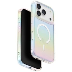 UNIQ Iridescia tok iPhone 17 Pro Max Magclick Charging holo quartzhoz