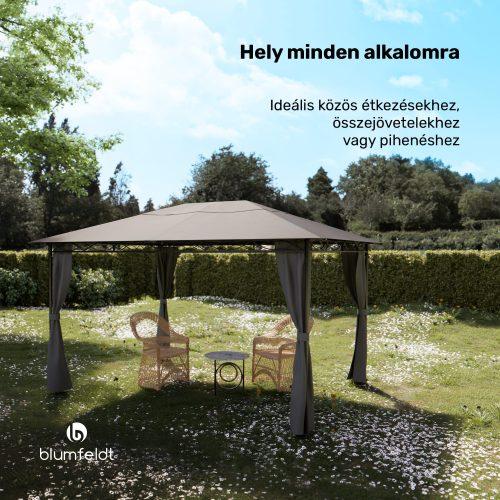 Blumfeldt Mondo 3x4 pavilon fémkerettel és 4 oldalfallal - Image 2