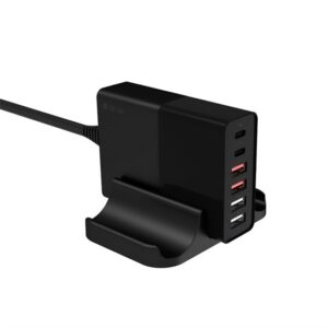 DEVIA hálózati töltő állomás 4 USB aljzat / 2 Type-C aljzat (5V / 3A