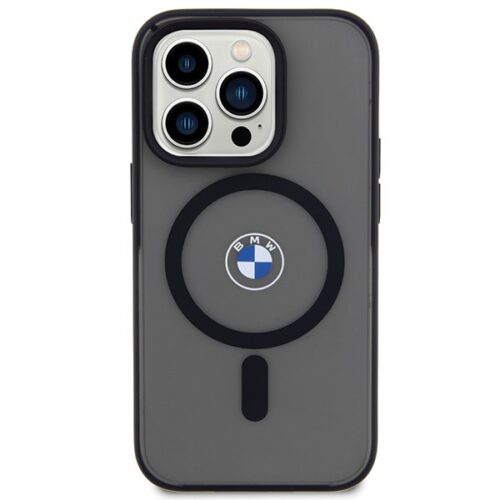Etui BMW BMHMP14XDSLK iPhone 14 Pro Max 6.7" fekete keménytok Aláírás MagSafe aláírás - Image 2