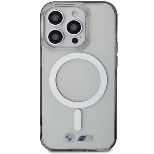 Etui BMW BMHMP14XHCRS iPhone 14 Pro Max 6.7" átlátszó keménytok Ezüst gyűrű MagSafe - Image 2