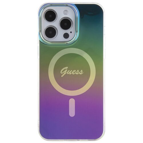 Guess GUHMP15LHITSK iPhone 15 Pro 6.1" fekete keménytok IML irizáló MagSafe IML Iridescent - Image 2