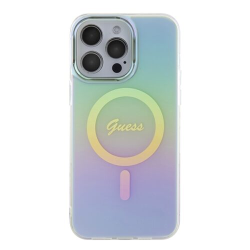 Guess GUHMP15XHITSQ iPhone 15 Pro Max türkizkék keménytok IML Irizáló MagSafe - Image 2
