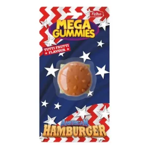 Mega Gummies American hamburger – Tutti Frutti gumicukor