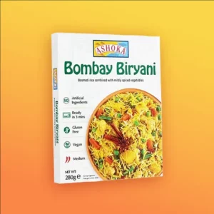 Ashoka instant bombay biryani – enyhén fűszerezett basmati rizs zöldségekkel - 280g
