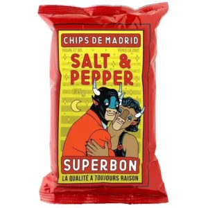Superbon madrid-i só és bors kézműves burgonyachips - 135g