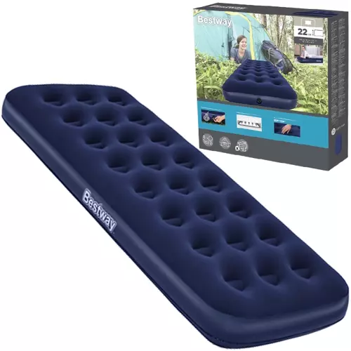 Bestway felfújható egyszemélyes matrac velúr bársonyhuzattal – 185 x 76 x 22 cm (WNDR3620)