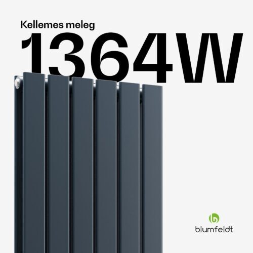 Blumfeldt Ontario radiátor 180x45 Teljesítmény 1364 W - Image 4