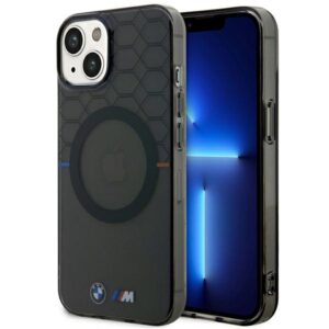 Etui BMW BMHMP14MHGPK iPhone 14 Plus 6.7" szürke mintás MagSafe tok